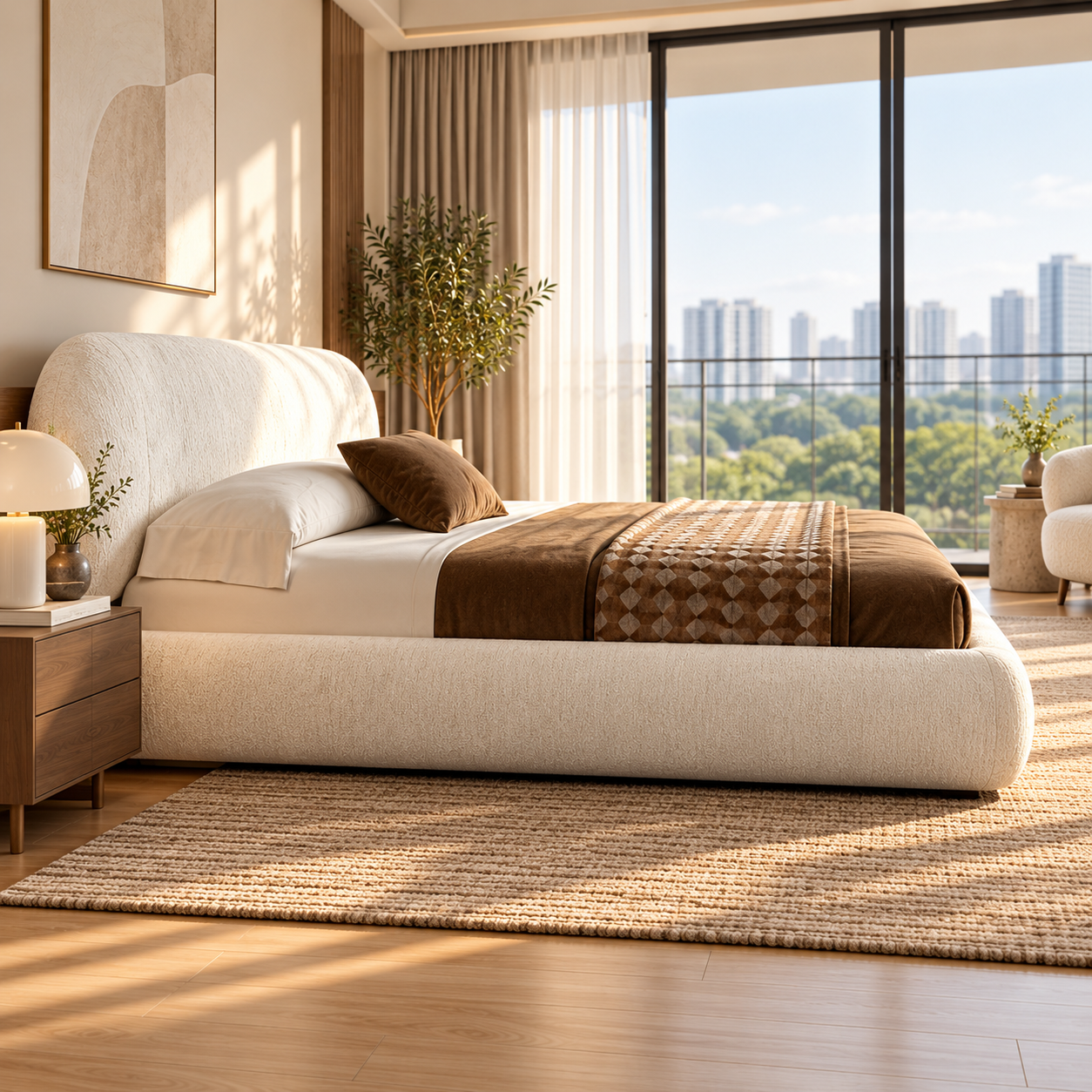 Lunaris Fabric Bed Frame