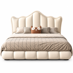 Yveron Leather Bed Frame