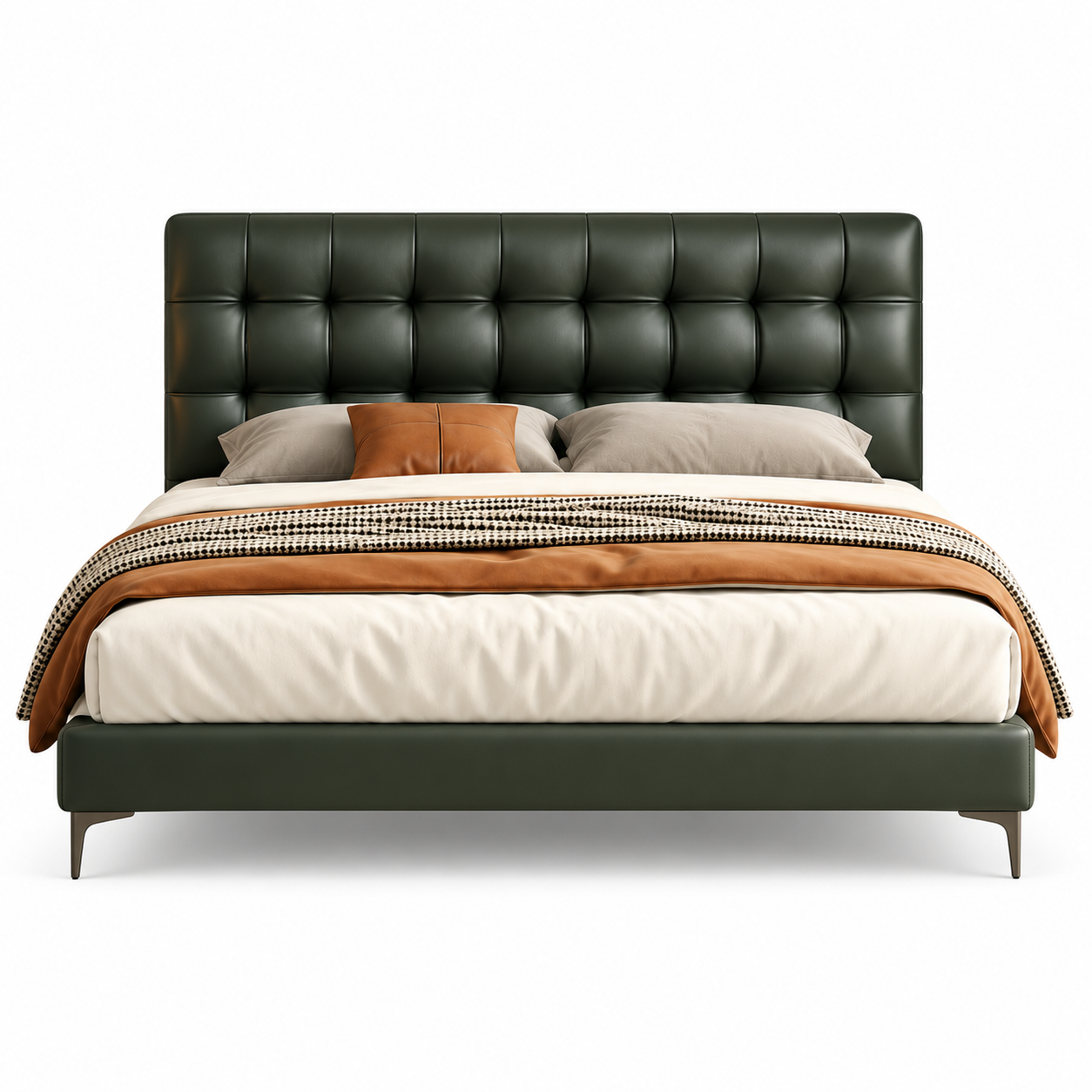 Brenaro Leather Bed Frame