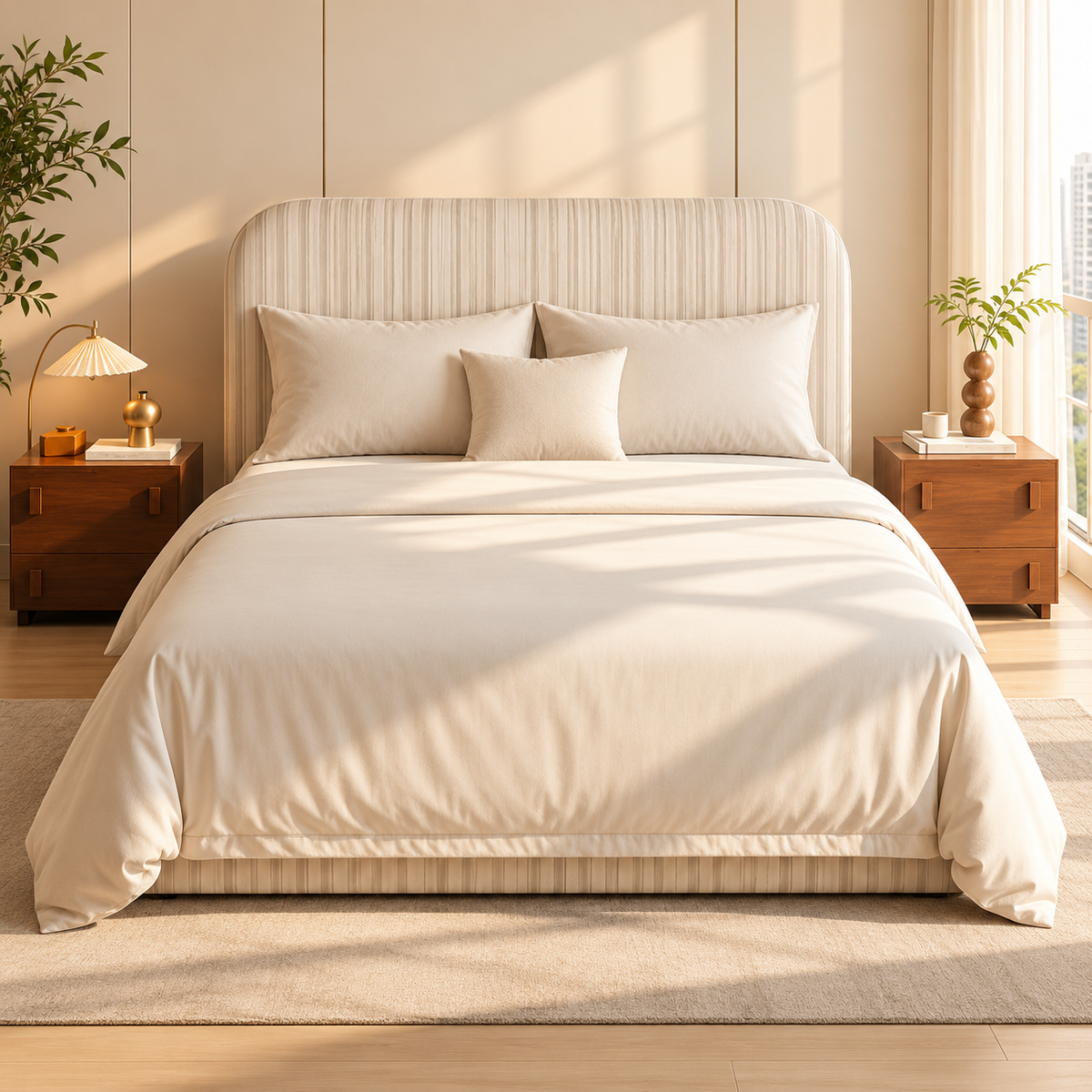 Grevian Fabric Bed Frame