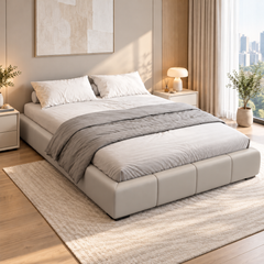 Ambrion Faux Leather Bed Frame