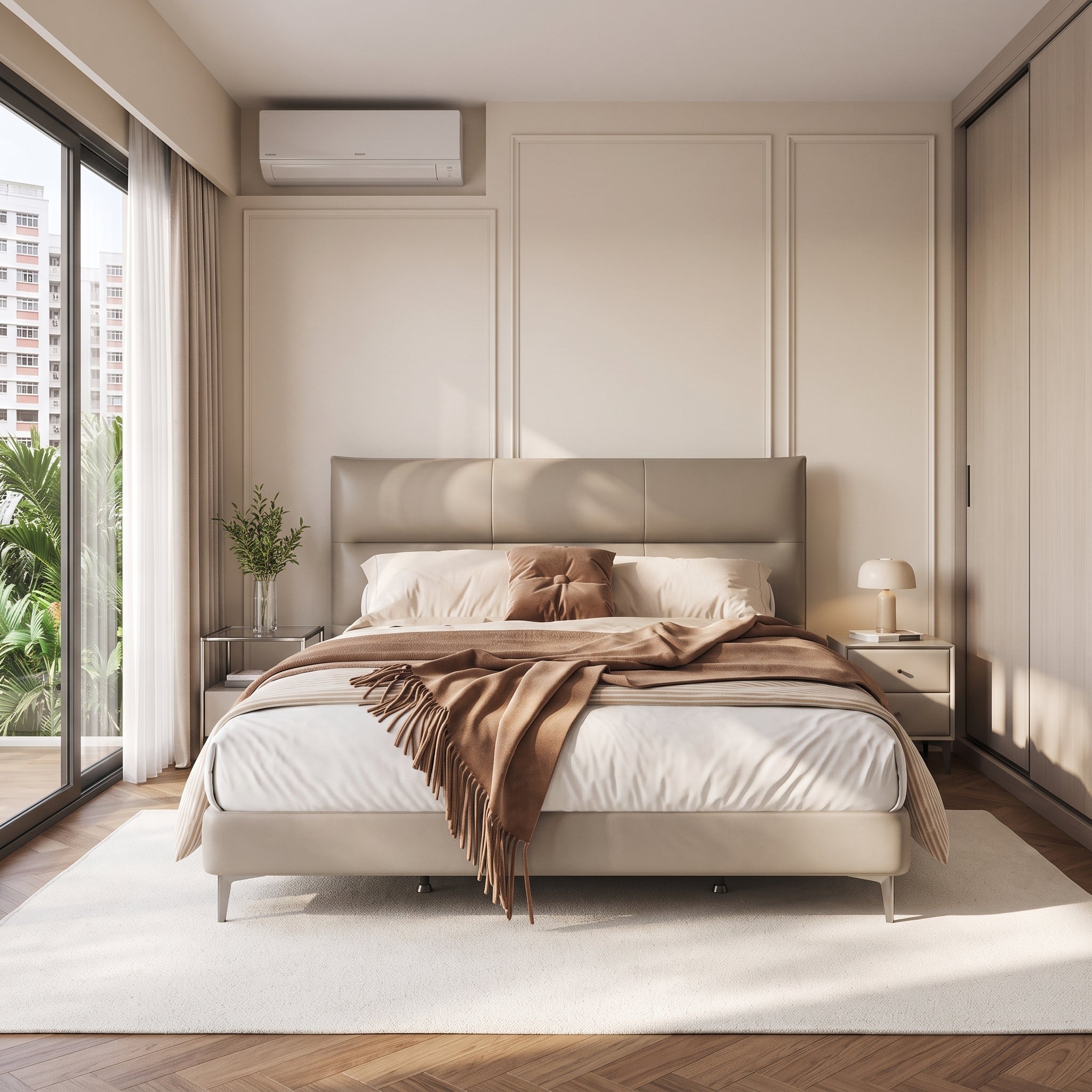 Morvain Leather Bed Frame