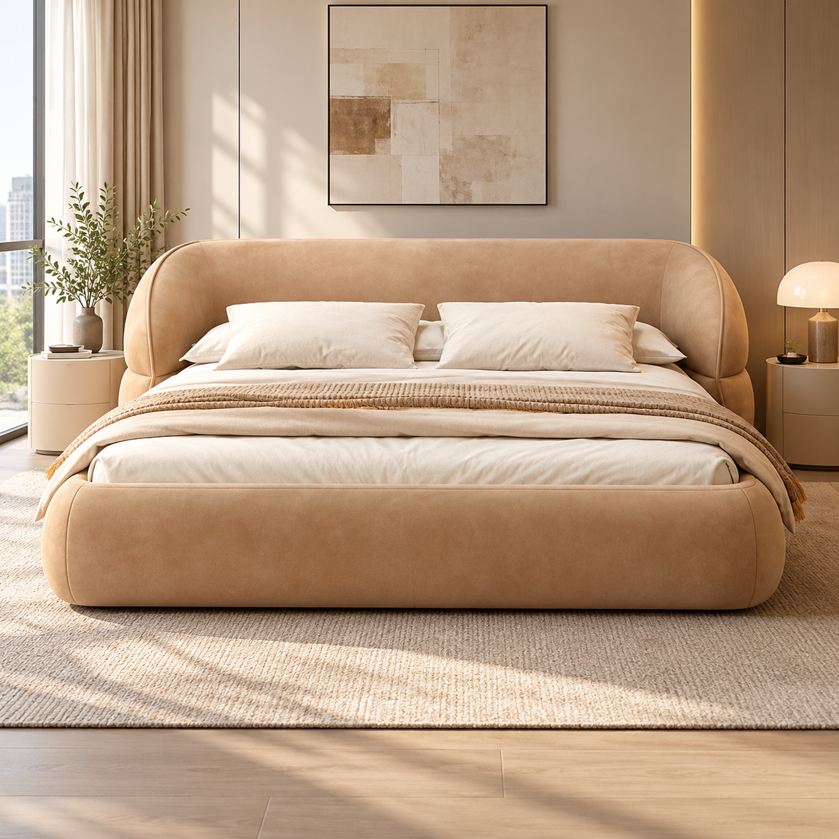 Creslin Fabric Bed Frame