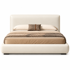 Faldren Faux Leather Bed Frame