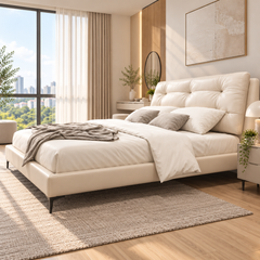 Lomero Leather Bed Frame