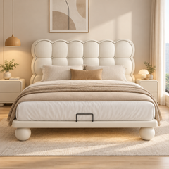 Eldaro Leather Bed Frame