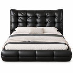Gervain Leather Bed Frame