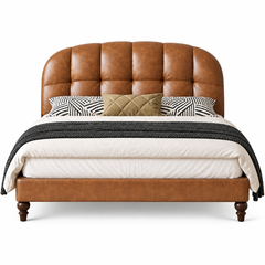 Torevan Leather Bed Frame