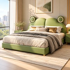 Wendric Leather Bed Frame