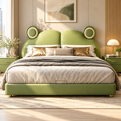 Wendric Leather Bed Frame