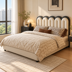 Xavrin Leather Bed Frame