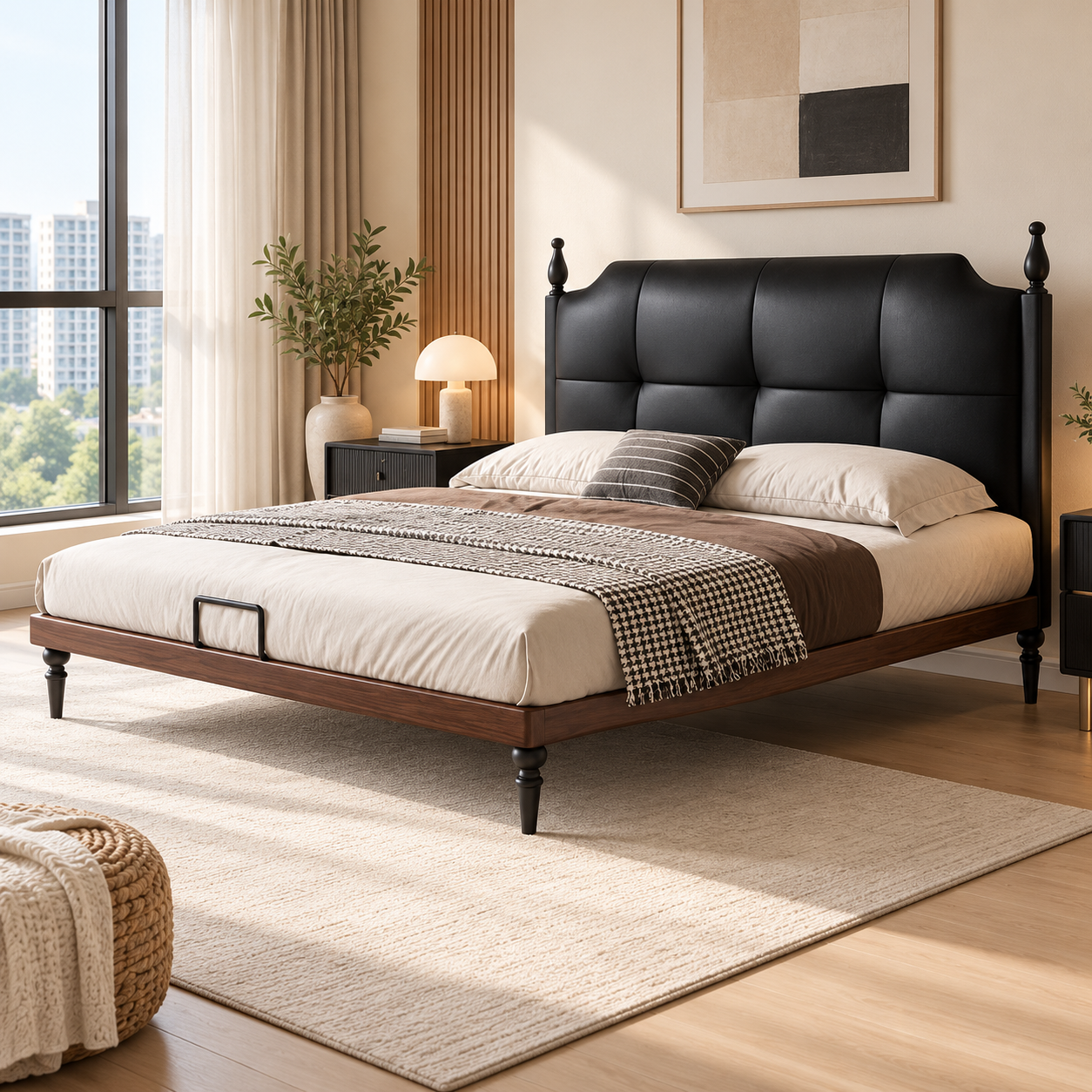 Florenzo Leather Bed Frame