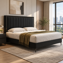 Kervic Leather Bed Frame
