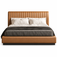 Mervano Leather Bed Frame