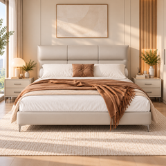 Ostaric Leather Bed Frame