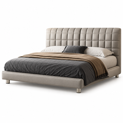 Pervan Leather Bed Frame