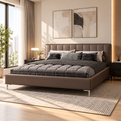 Quessan Leather Bed Frame
