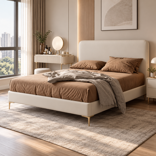 Tersano Leather Bed Frame
