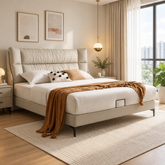 Wexaro Leather Bed Frame