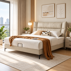 Wexaro Leather Bed Frame