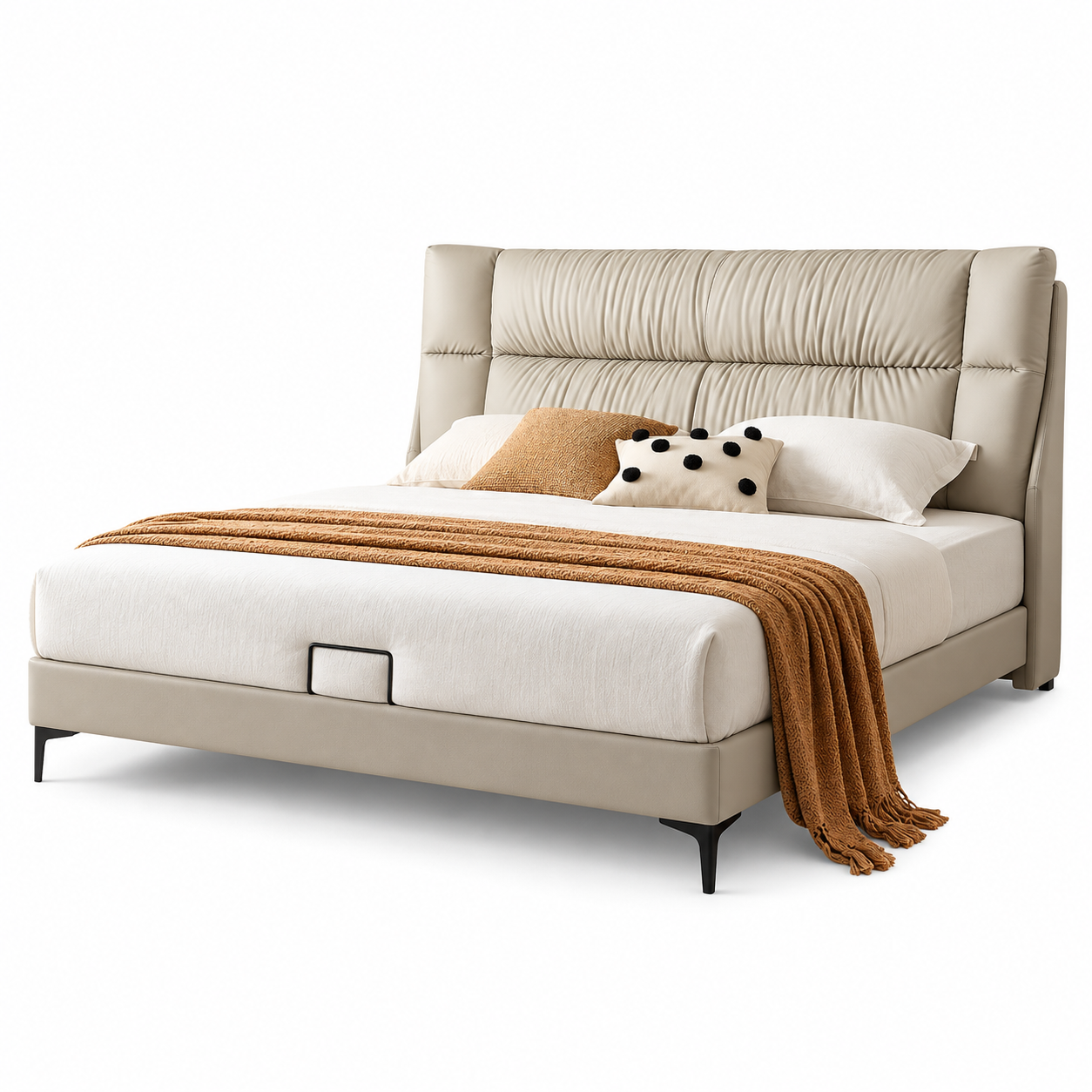 Wexaro Leather Bed Frame