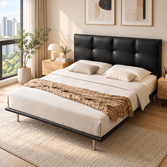 Pavaris Leather Bed Frame
