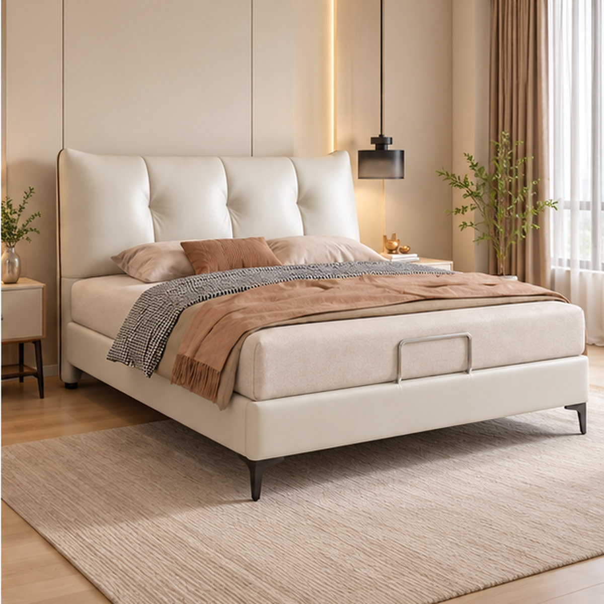 Galdrin Leather Bed Frame