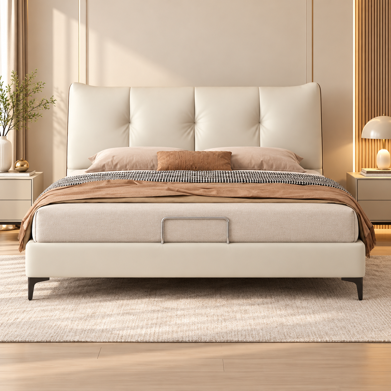 Galdrin Leather Bed Frame
