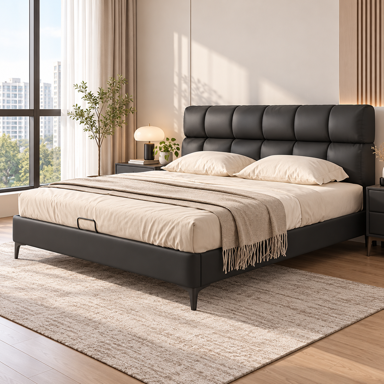 Ardelon Leather Bed Frame