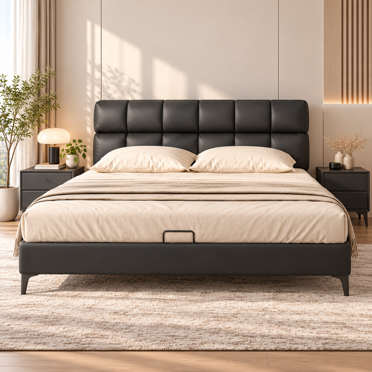 Ardelon Leather Bed Frame