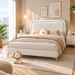 Hespern Leather Bed Frame