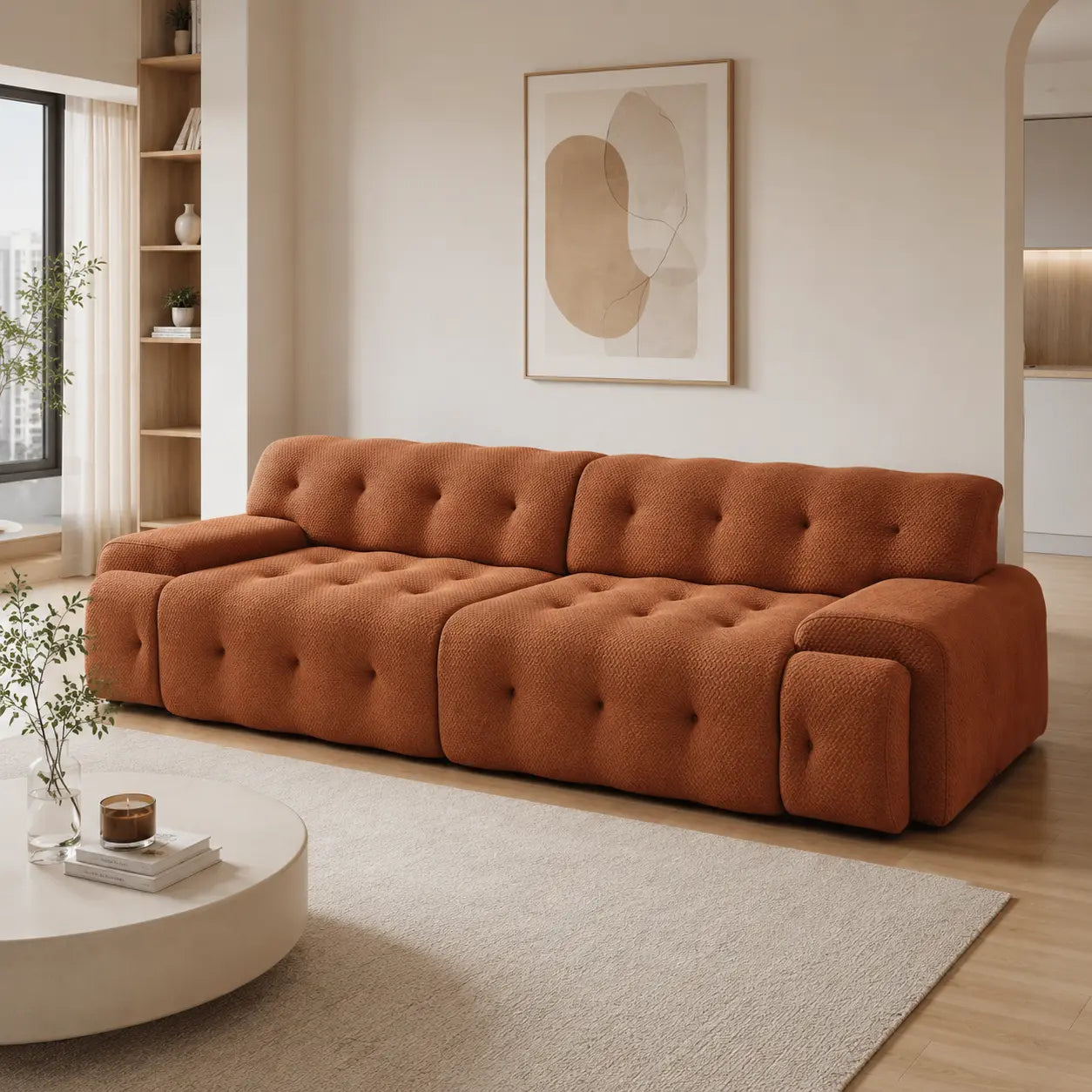 Fendora Fabric Sofa Bed (Water Repellent & Pet Friendly)