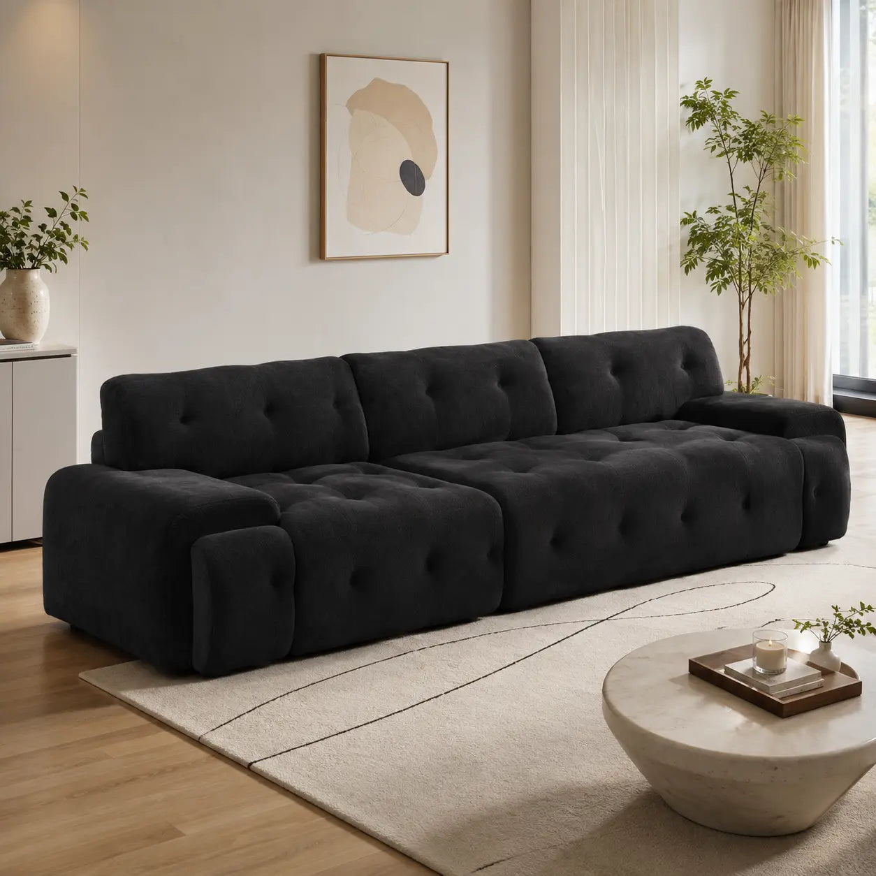 Fendora Fabric Sofa Bed (Water Repellent & Pet Friendly)
