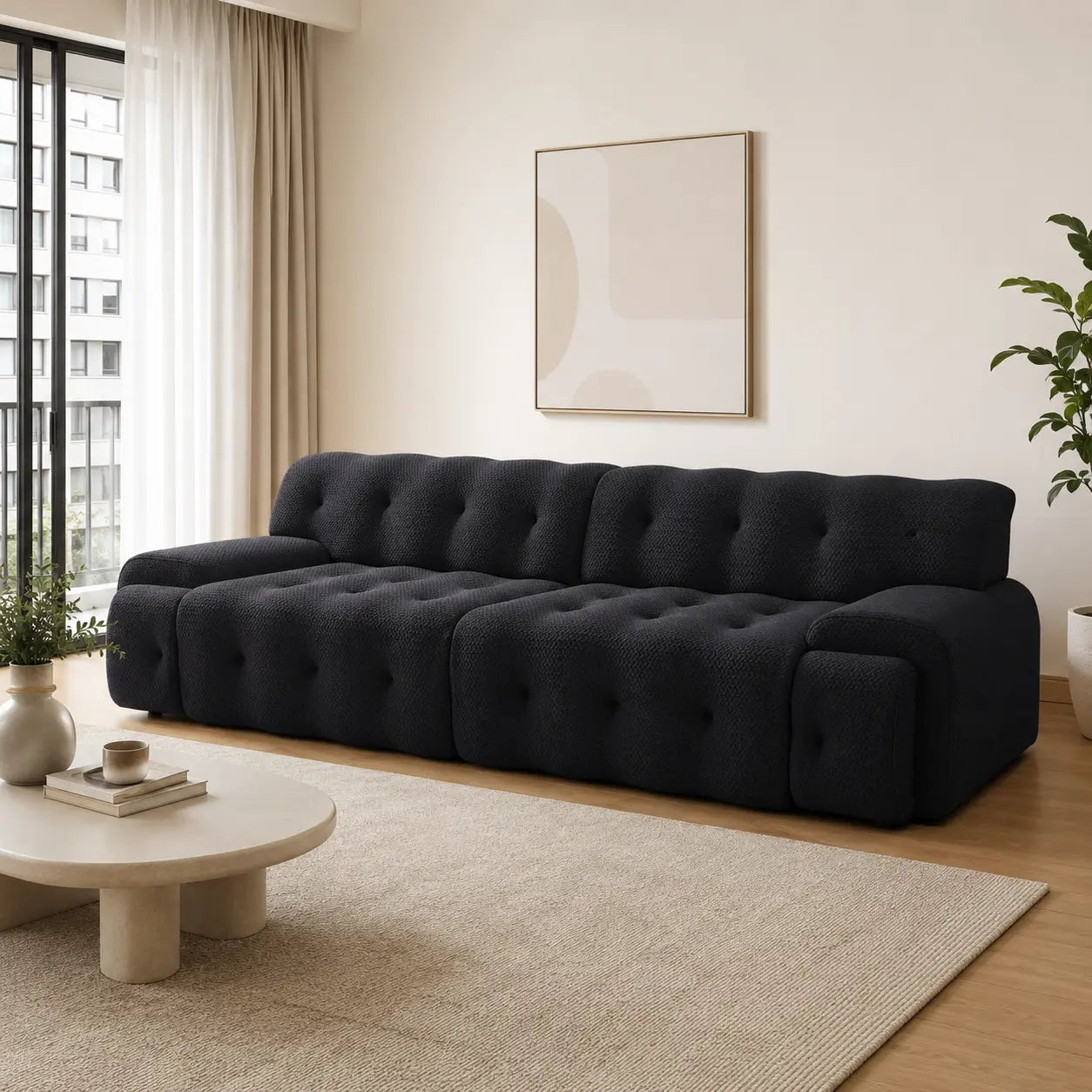 Fendora Fabric Sofa Bed (Water Repellent & Pet Friendly)