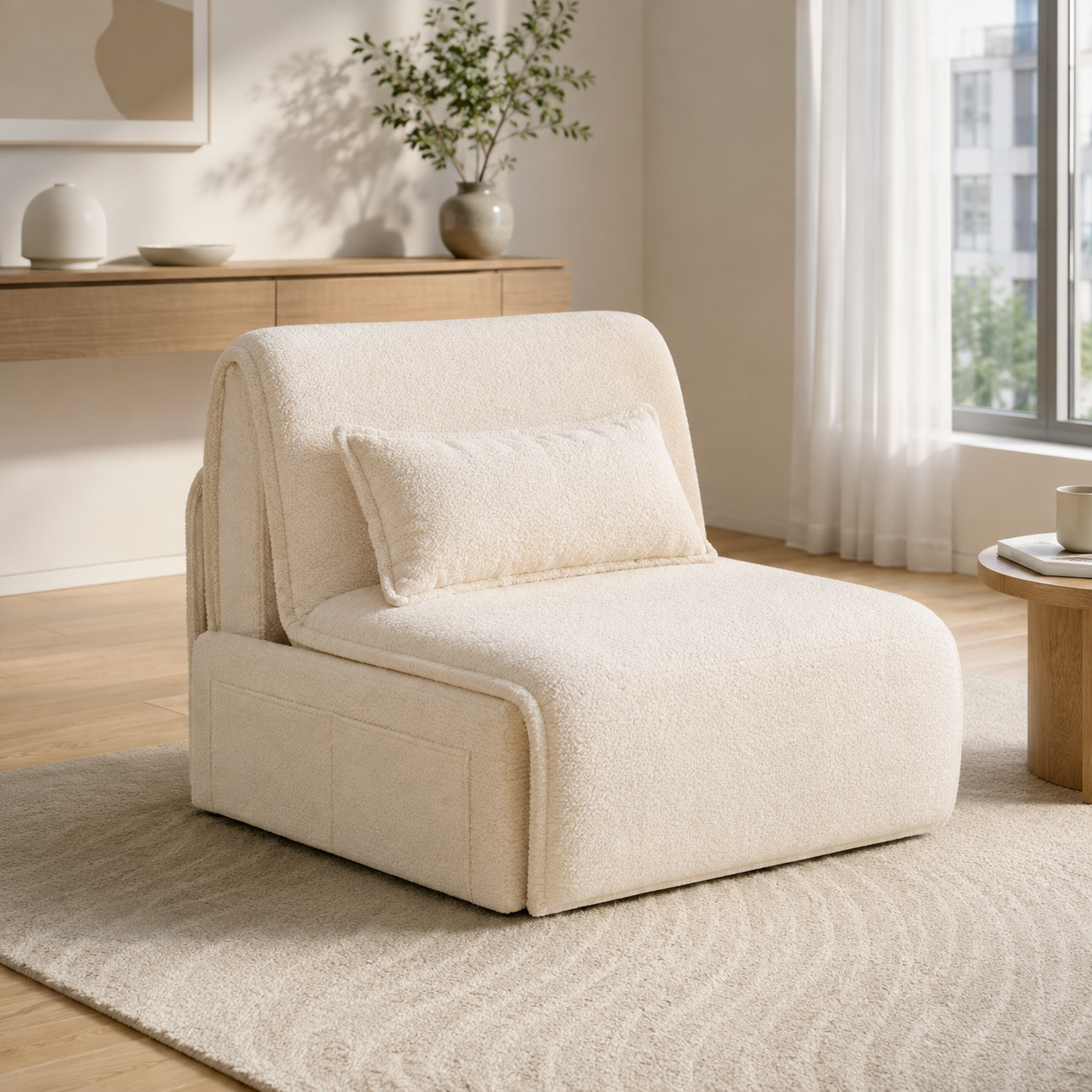 Hadrien Fabric Sofa Bed (Water Repellent & Pet Friendly)