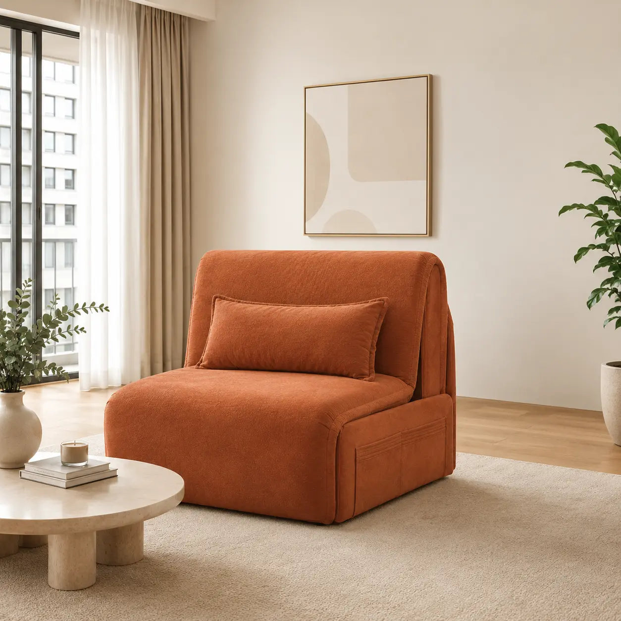 Hadrien Fabric Sofa Bed (Water Repellent & Pet Friendly)
