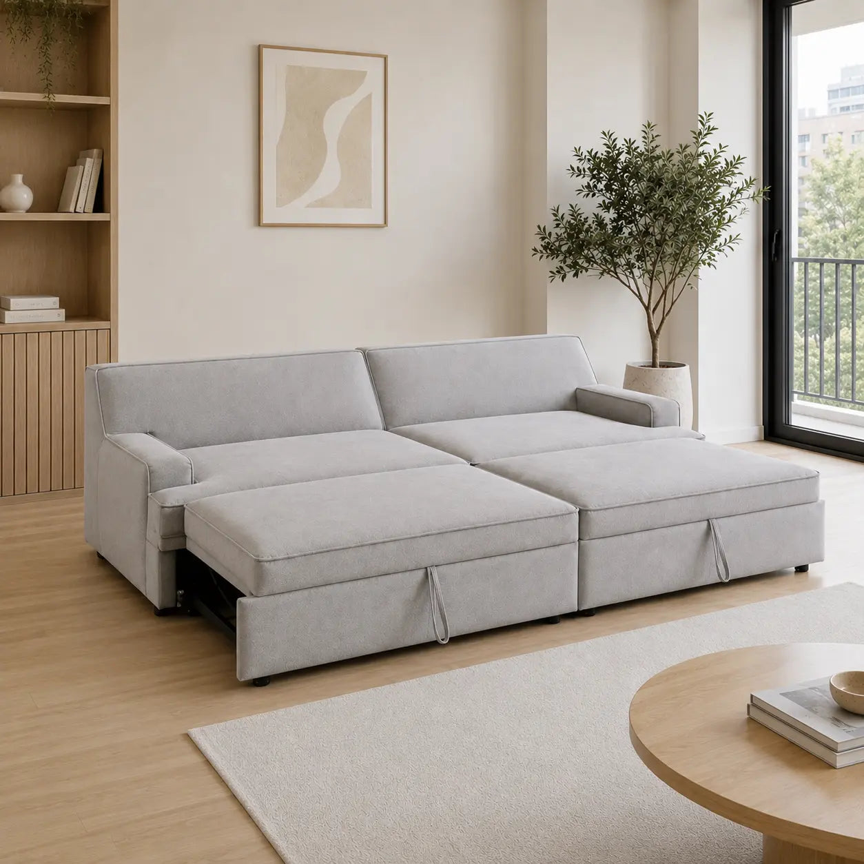 Rovelin Fabric Sofa Bed (Water Repellent & Pet Friendly)