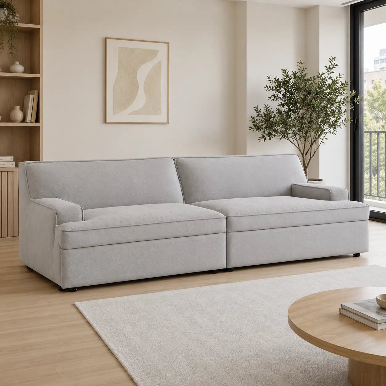 Rovelin Fabric Sofa Bed (Water Repellent & Pet Friendly)