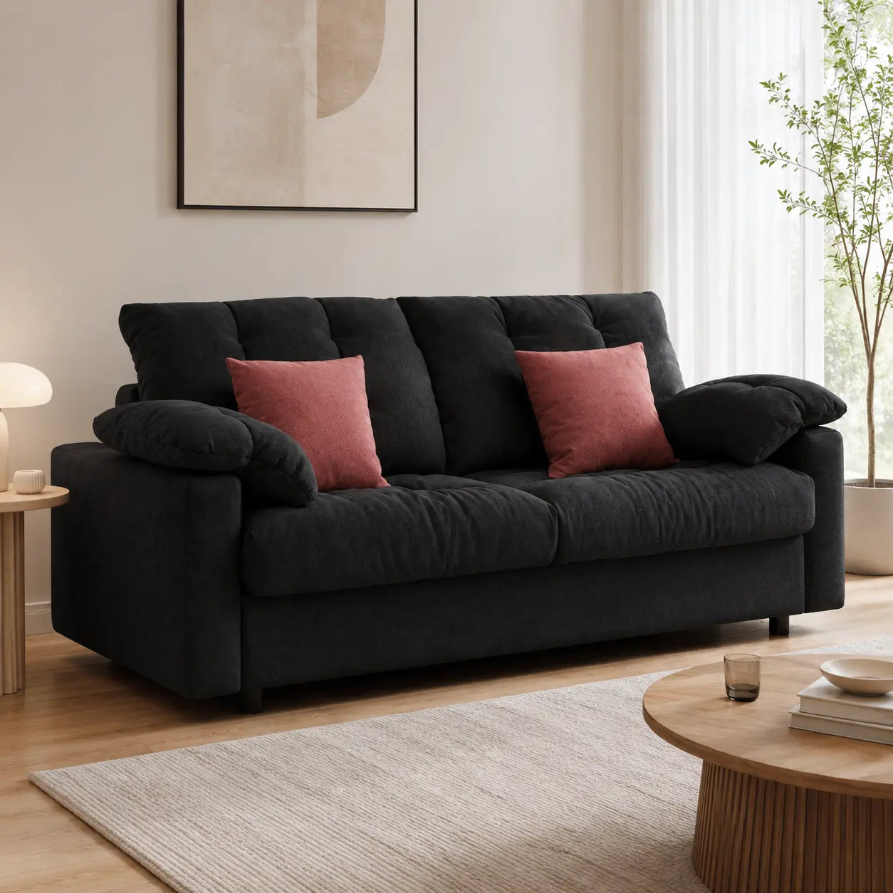 Kervelle Fabric Sofa Bed (Water Repellent & Pet Friendly)