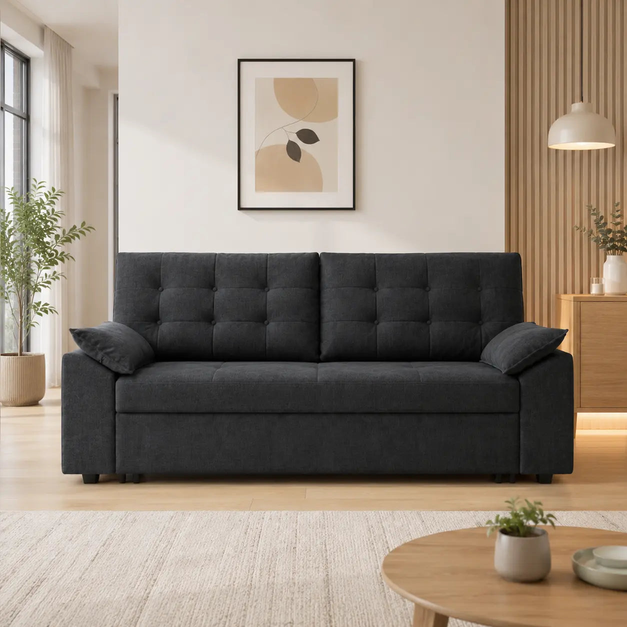 Cevorin Fabric Sofa Bed (Water Repellent & Pet Friendly)