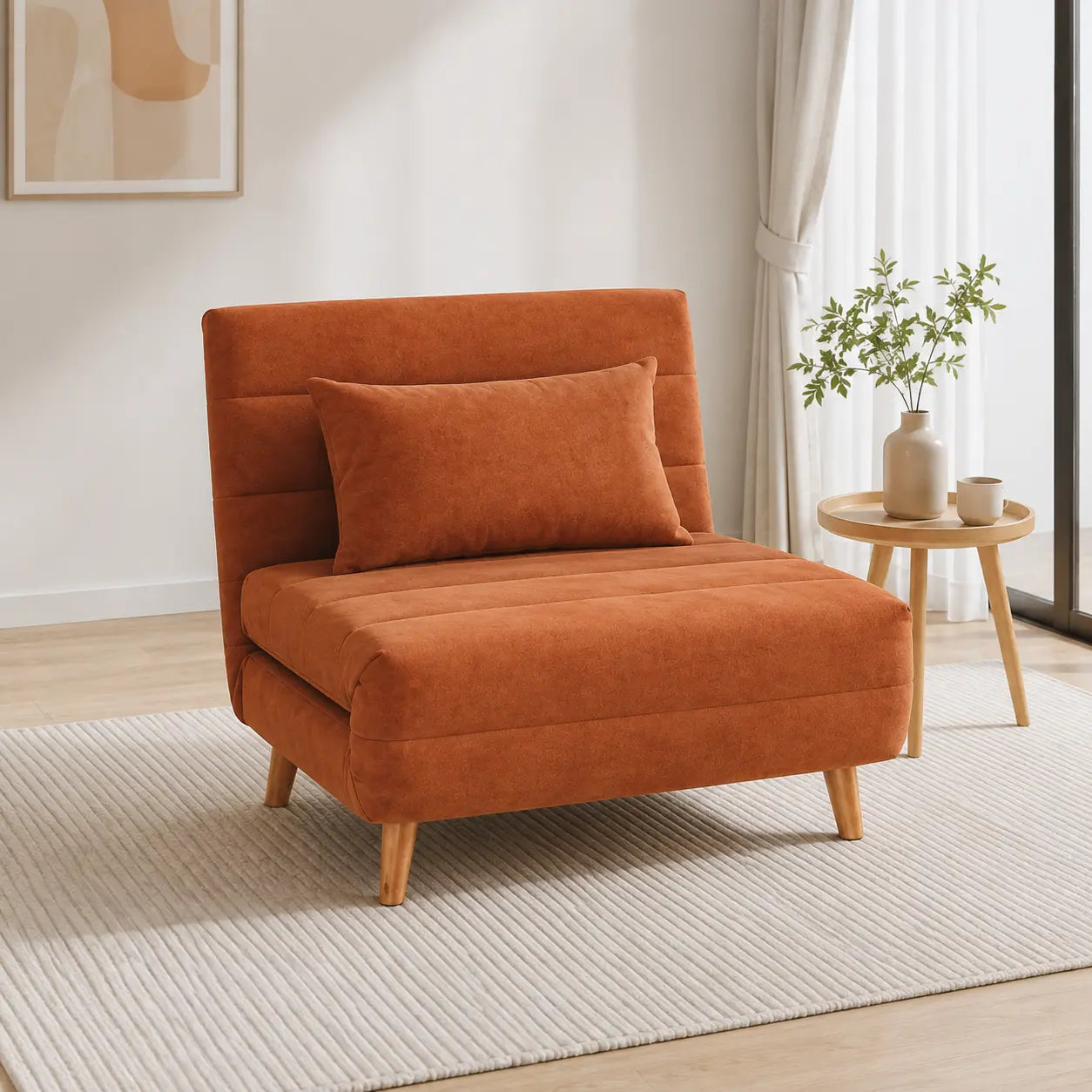 Tervane Fabric Sofa Bed (Water Repellent & Pet Friendly)