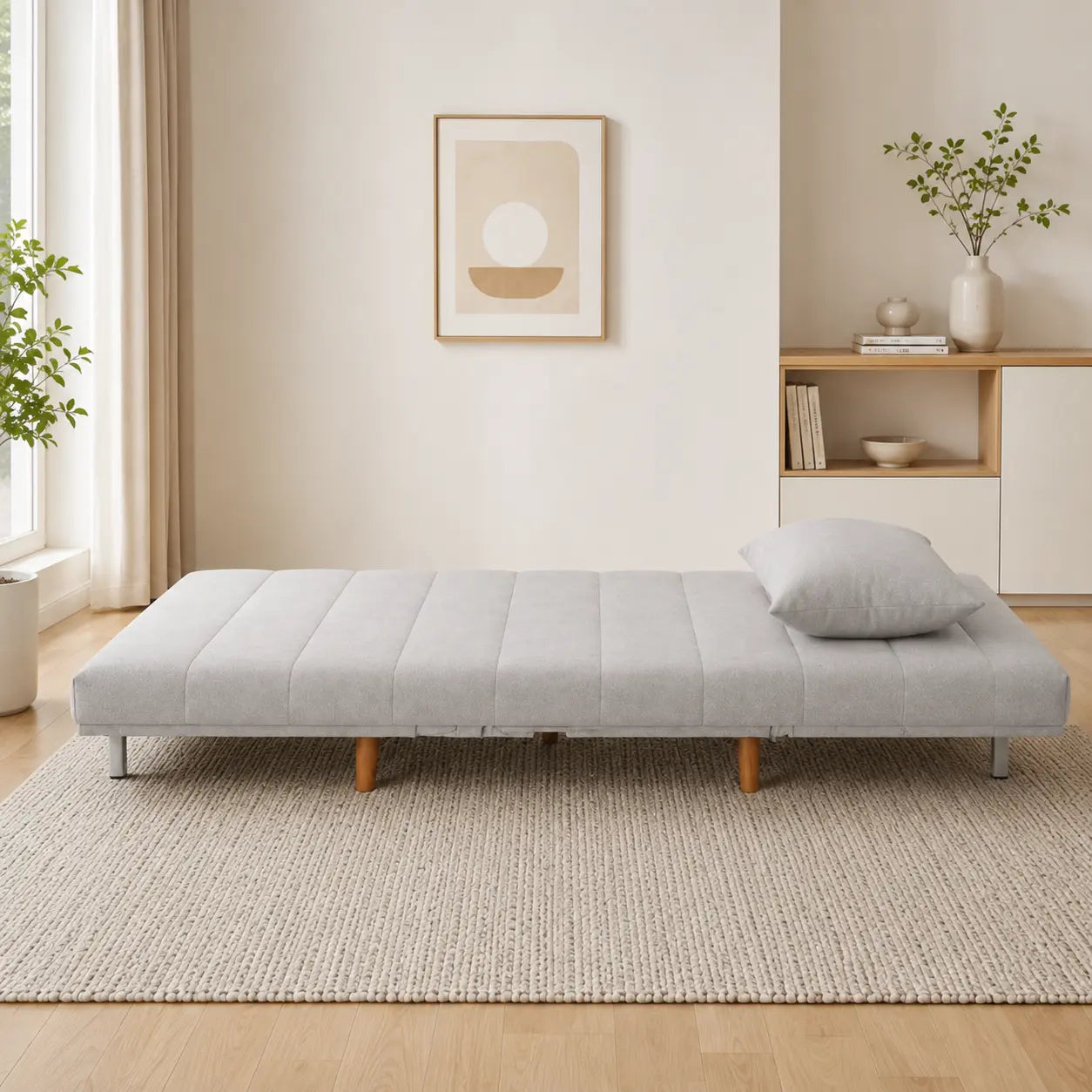 Tervane Fabric Sofa Bed (Water Repellent & Pet Friendly)