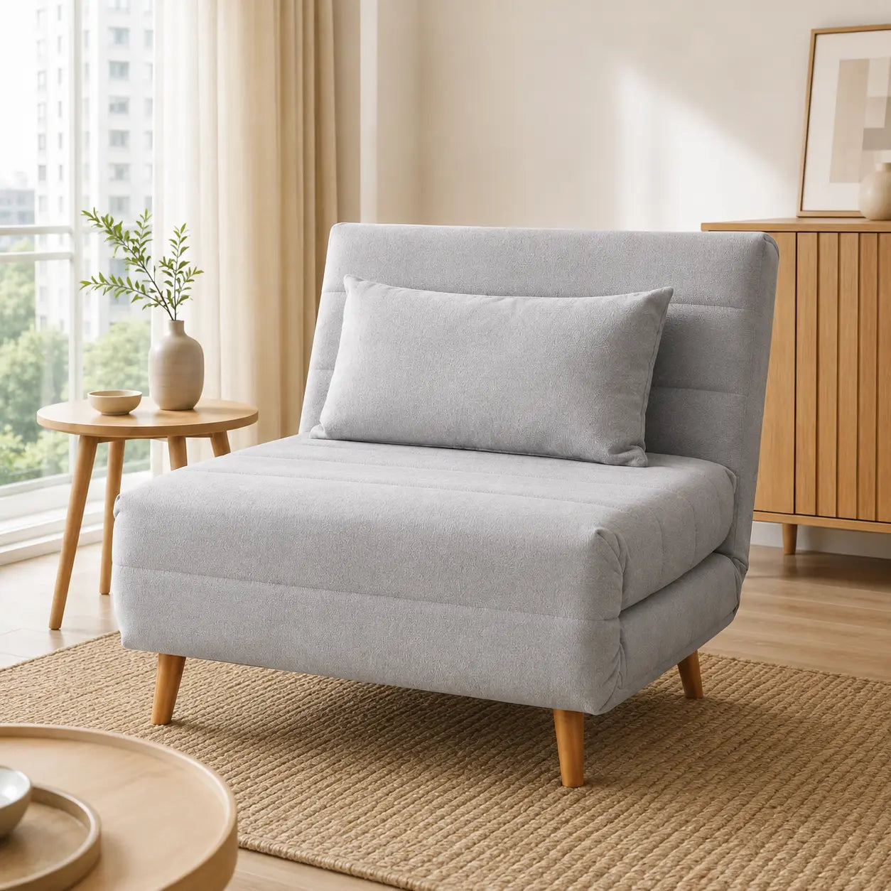 Tervane Fabric Sofa Bed (Water Repellent & Pet Friendly)
