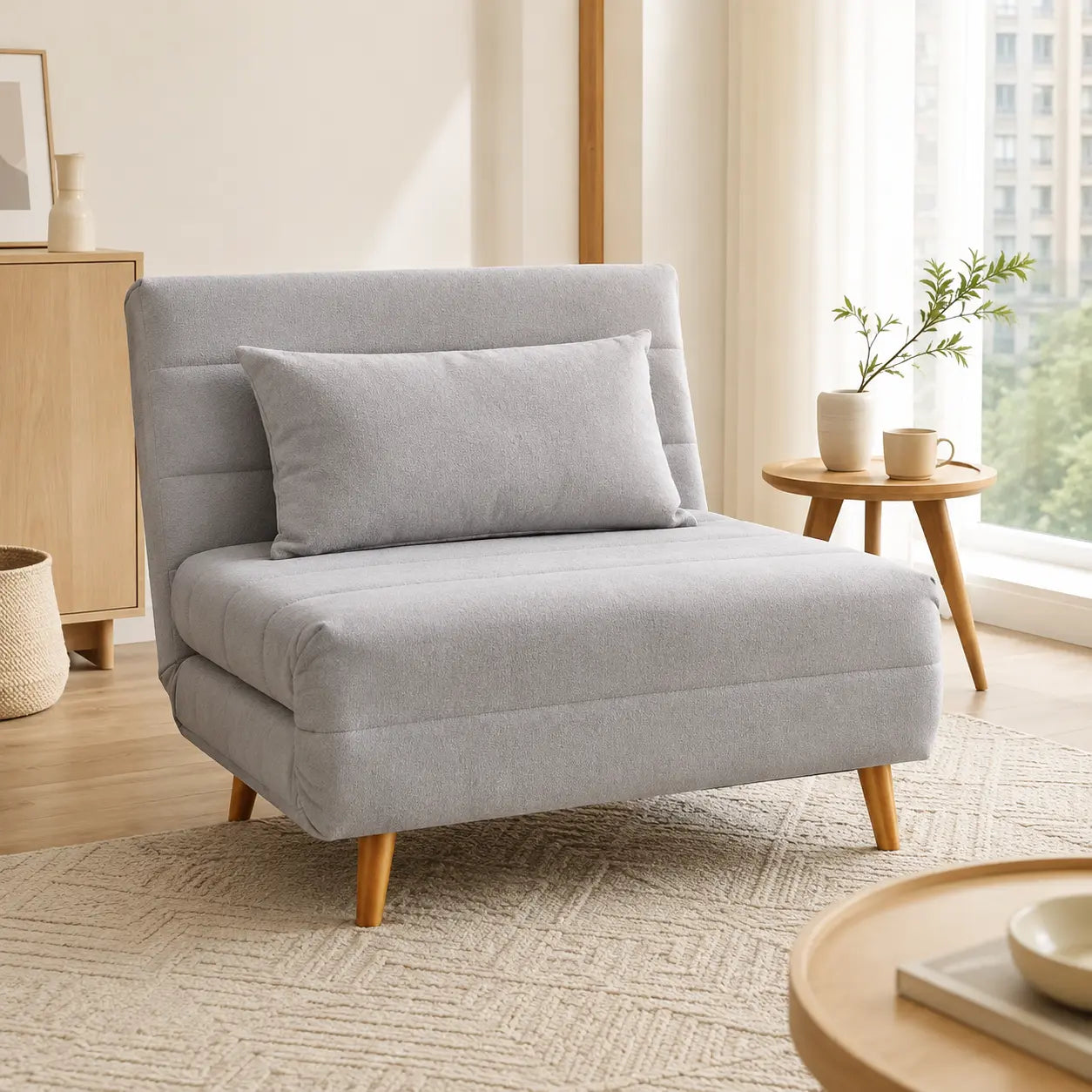 Tervane Fabric Sofa Bed (Water Repellent & Pet Friendly)