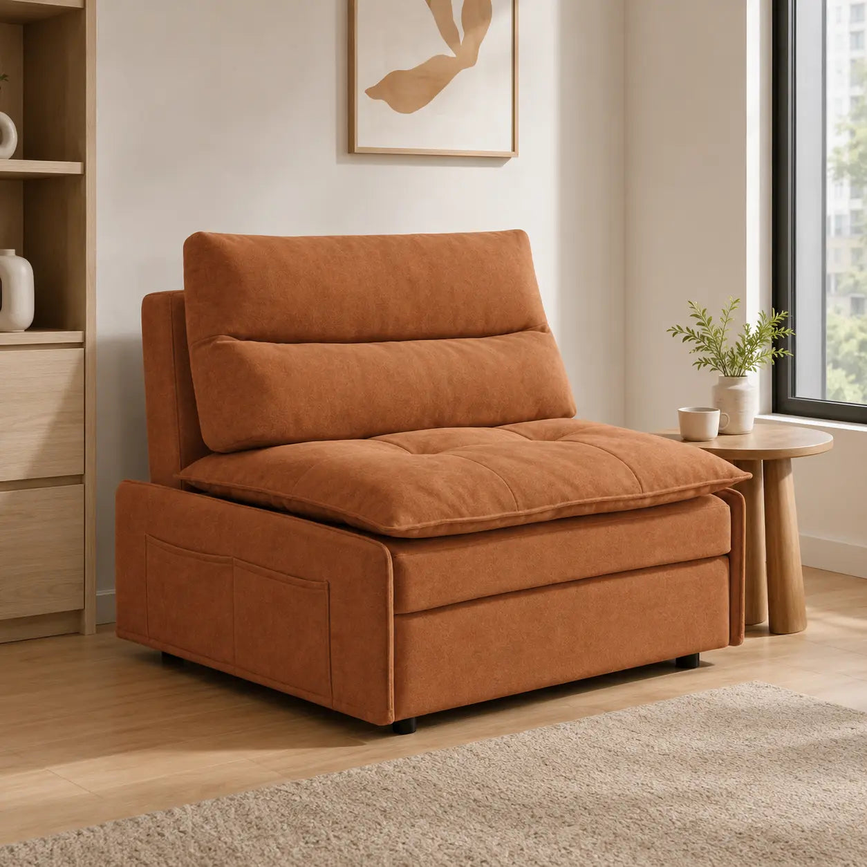 Bellvian Fabric Sofa Bed (Water Repellent & Pet Friendly)