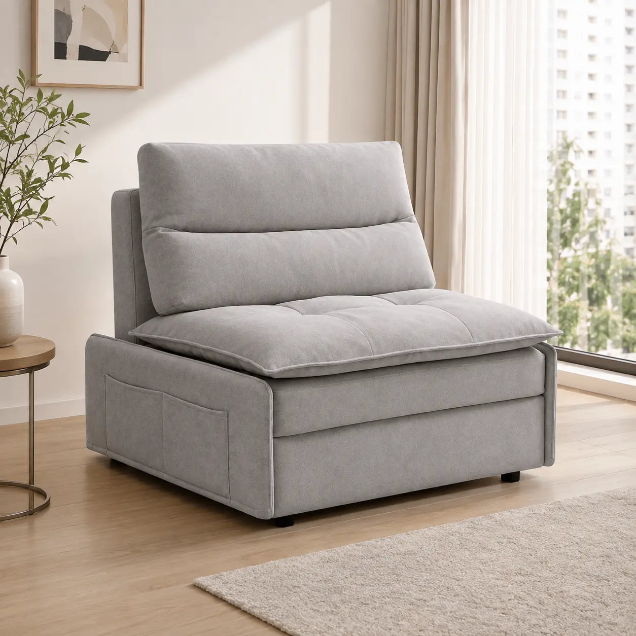 Bellvian Fabric Sofa Bed (Water Repellent & Pet Friendly)
