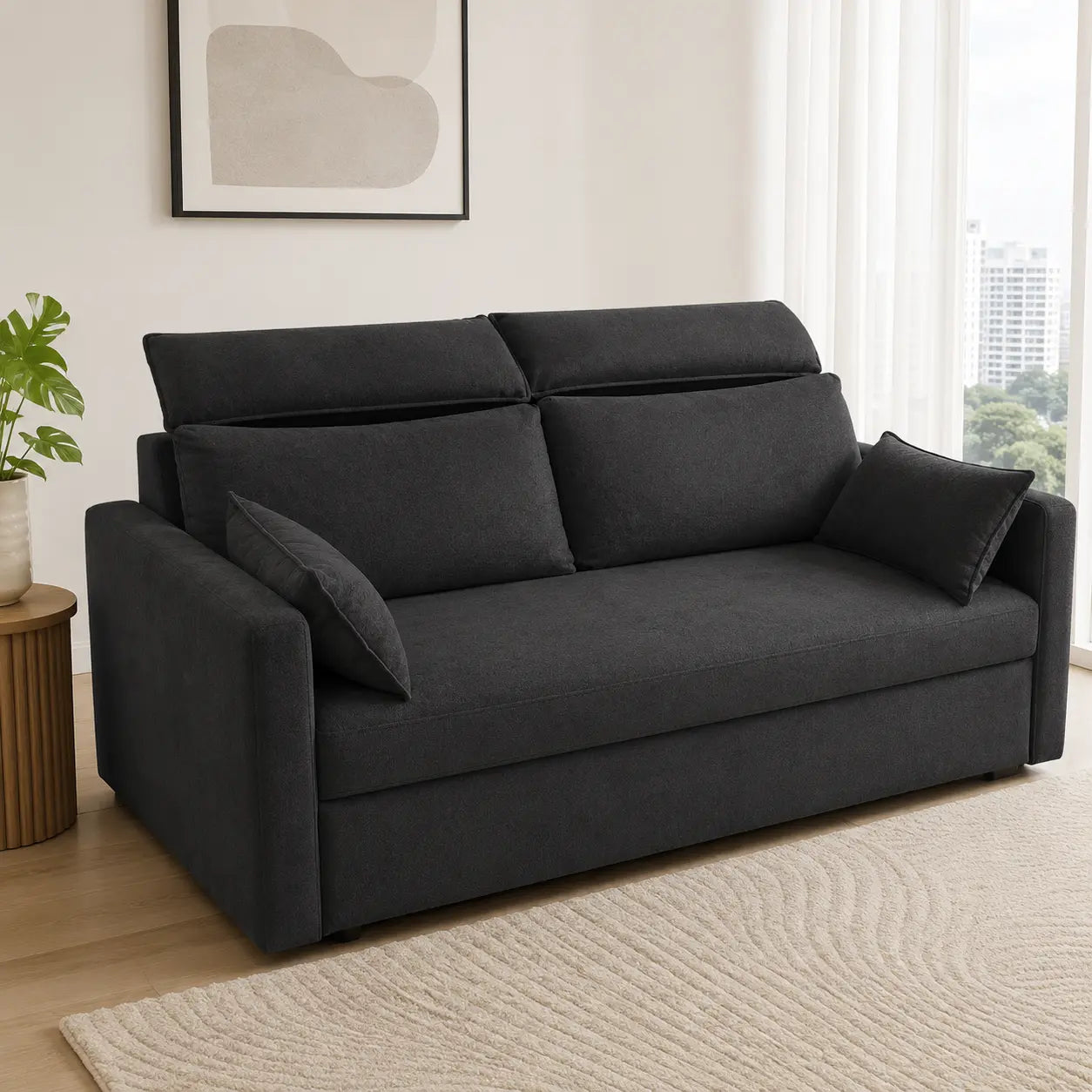 Esmorin Fabric Sofa Bed (Water Repellent & Pet Friendly)