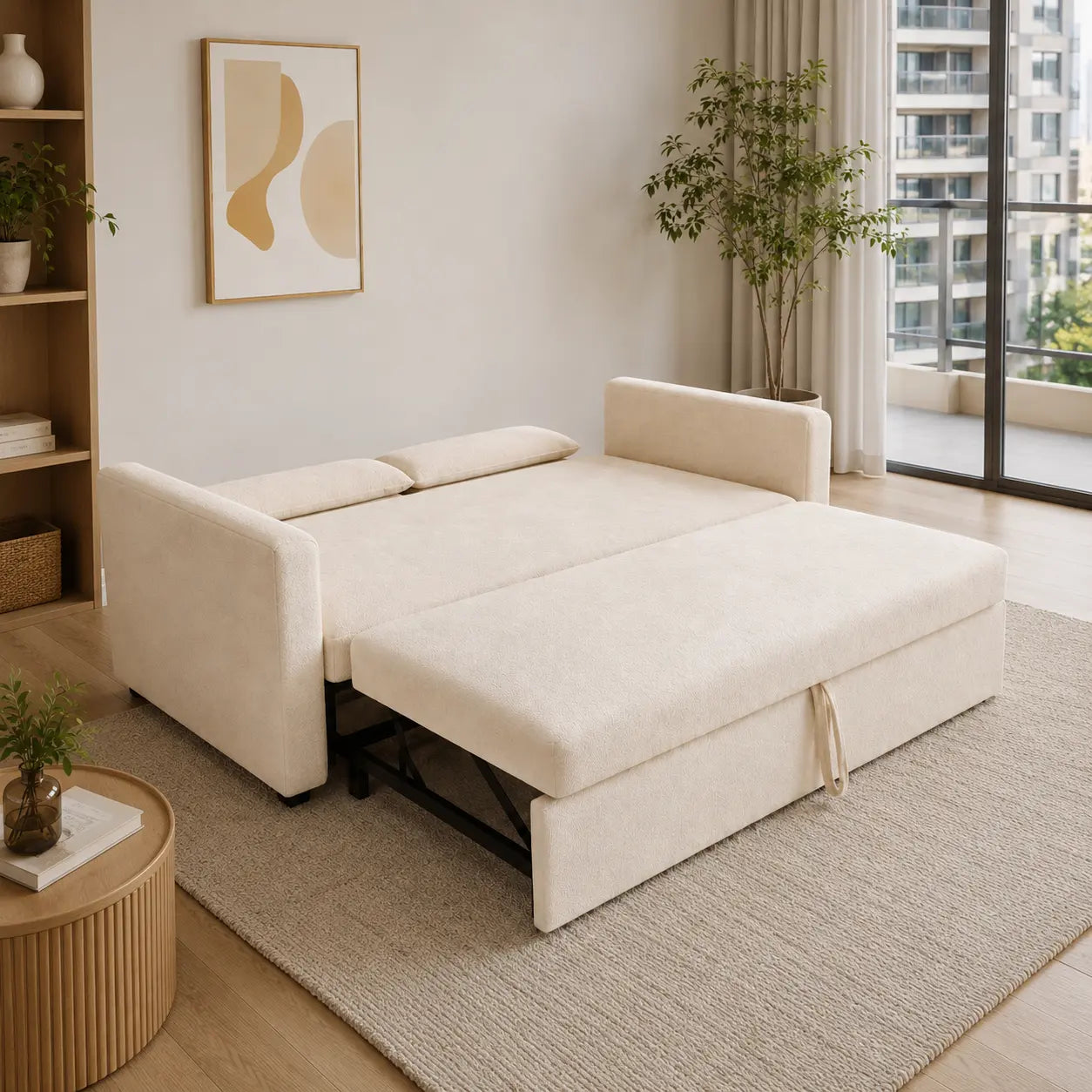 Esmorin Fabric Sofa Bed (Water Repellent & Pet Friendly)