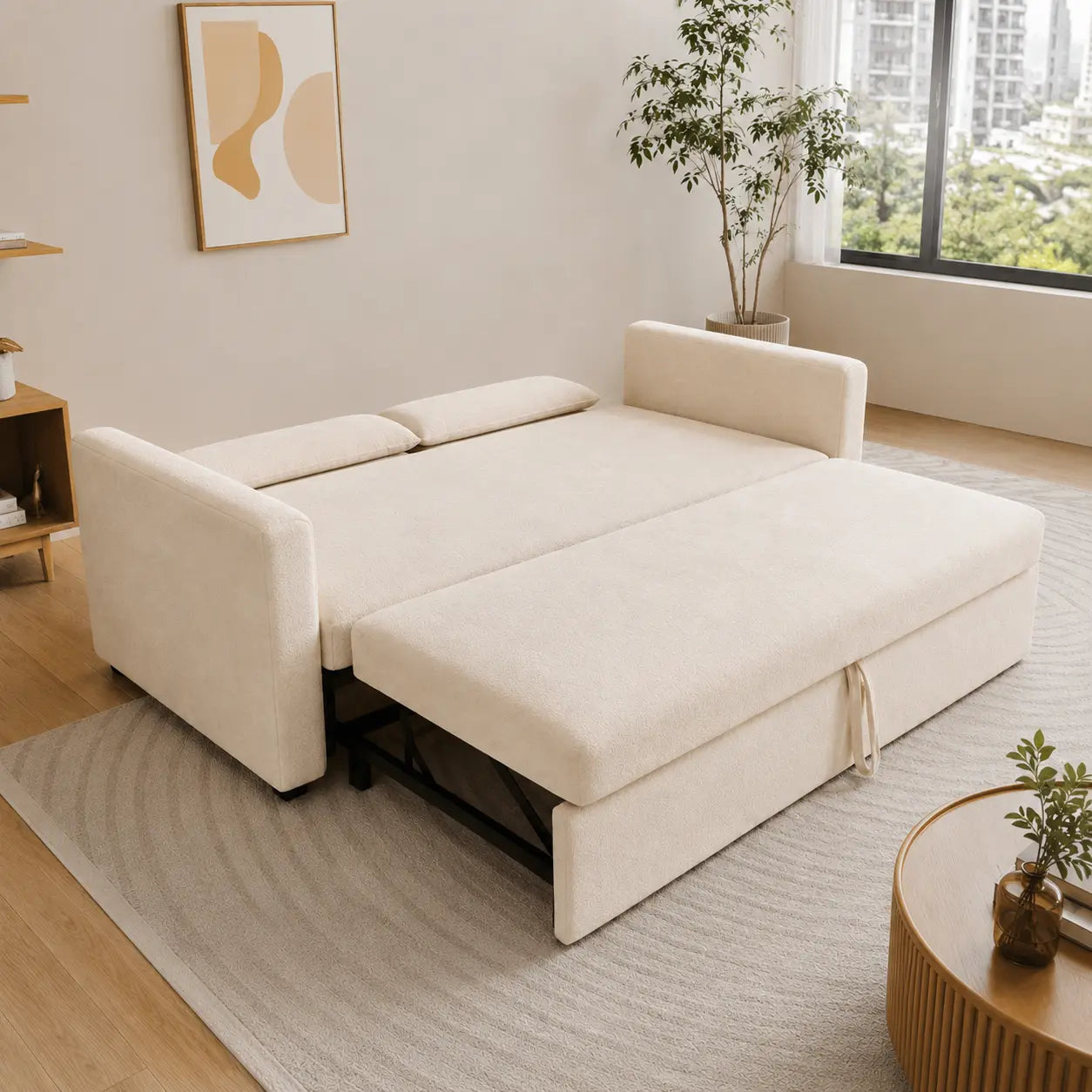 Esmorin Fabric Sofa Bed (Water Repellent & Pet Friendly)