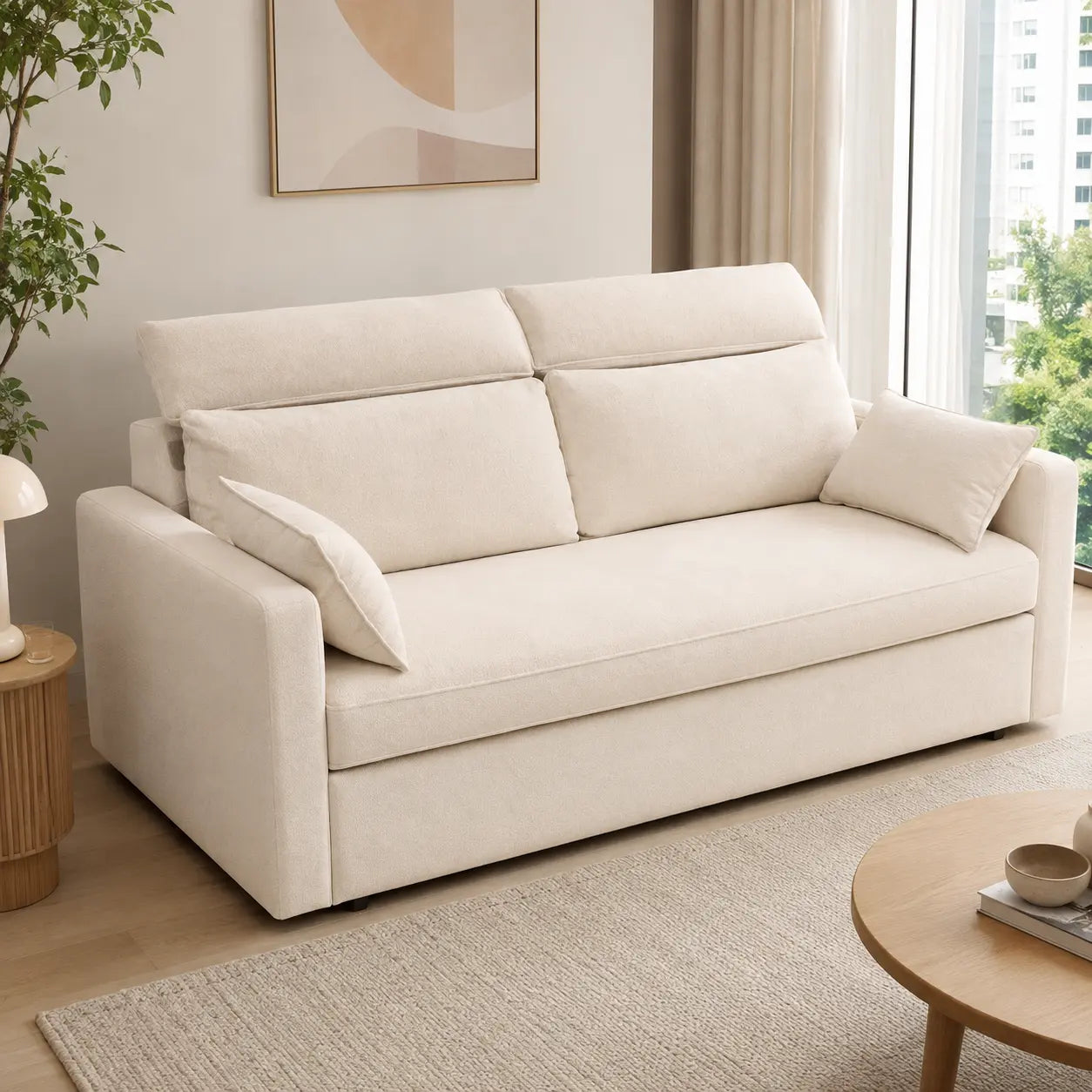 Esmorin Fabric Sofa Bed (Water Repellent & Pet Friendly)